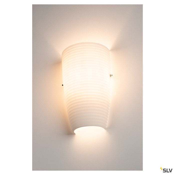 PURISA E27, Indoor surface-mounted wall light white