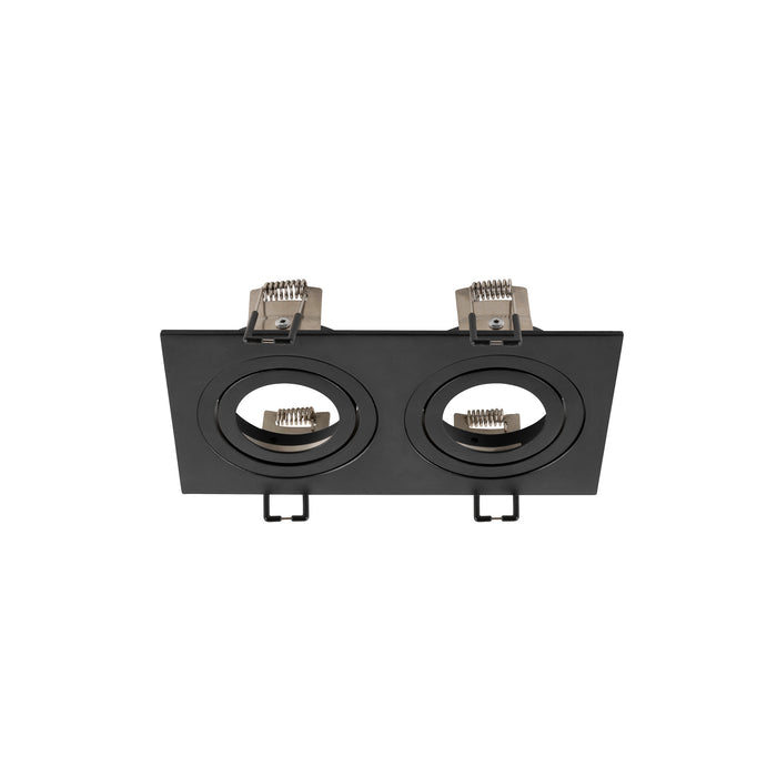 NEW TRIA 155, ceiling installation ring, L: 17 W: 9 H: 4 cm, two-lamp, IP 20, black