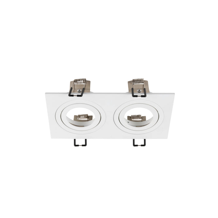 NEW TRIA 155, ceiling installation ring, L: 17 W: 9 H: 4 cm, two-lamp, IP 20, white