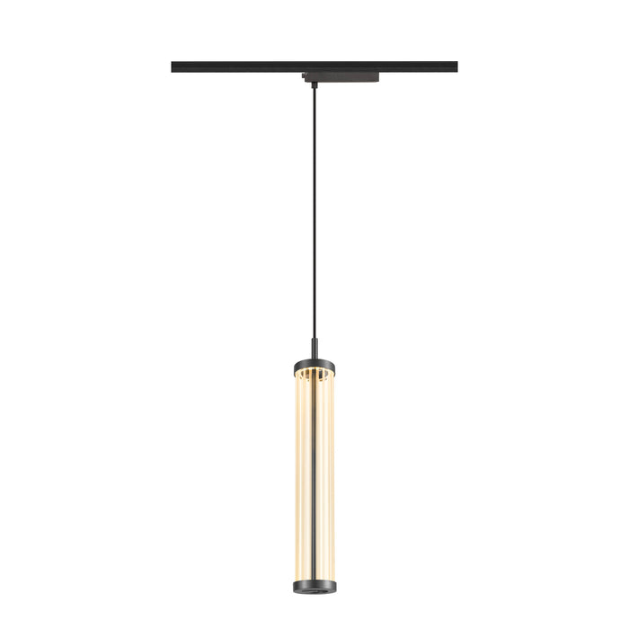 QUIMERA, 1~ pendant light, pendant length 150cm, 2700K, PHASE, dark bronze