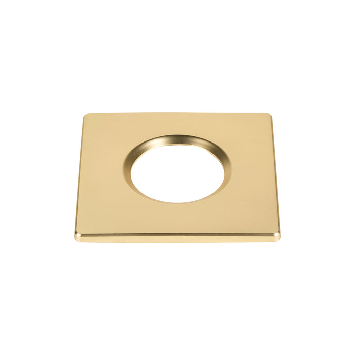 UNIVERSAL DOWNLIGHT cover, for downlight, IP65, square, gold matt