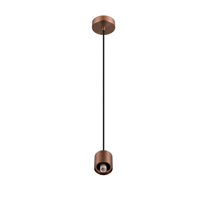 VARYT, pendant light, E14, pendant length 150cm, 1x max. 6W, copper