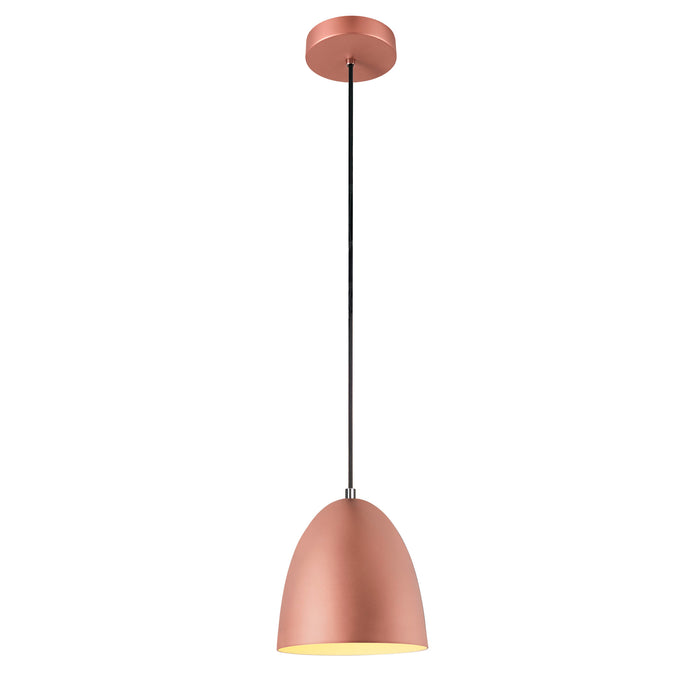 PARA CONE 20, pendant light, pendant length 250cm, E27, 1x max. 60W, copper / white