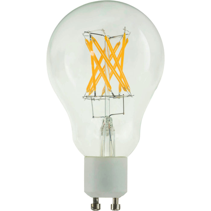 LED A60 Crossed Filament, LED light source, GU10, PHASE, 6.5W, 2200K