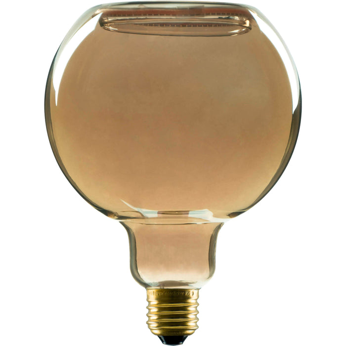 LED Floating Globe 125, LED bulb, smokey black, E27, PHASE, 6W, 1900K