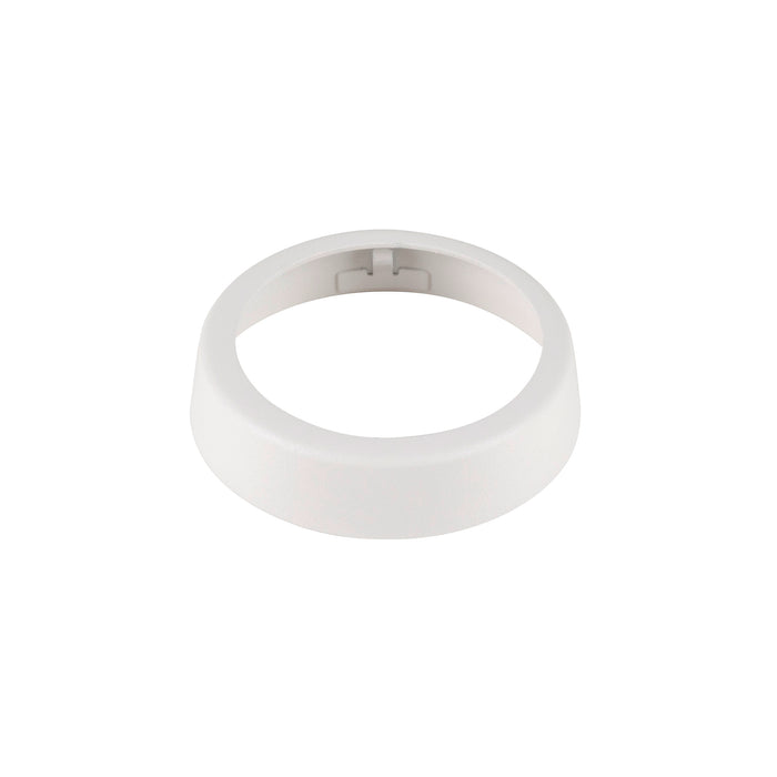 LIGHT EYE 90, decorative ring, matt white