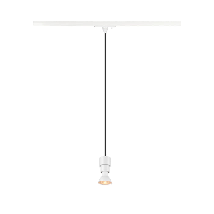 PURI 2.0 Basic, 1~ pendant light, GU10, pendant length 200 cm, 1x max. 6W, white