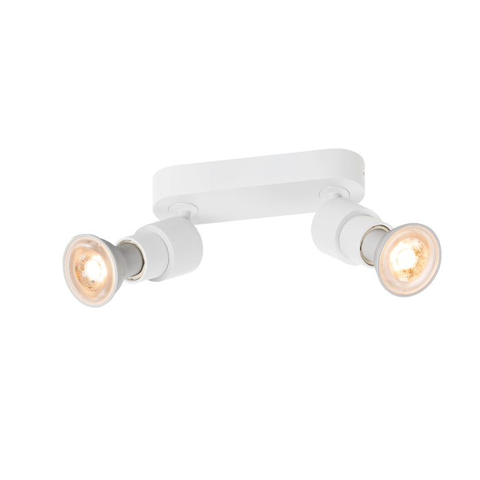 PURI 2.0 Basic, wall and ceiling-mounted light, 2 x max. 6W GU10, white