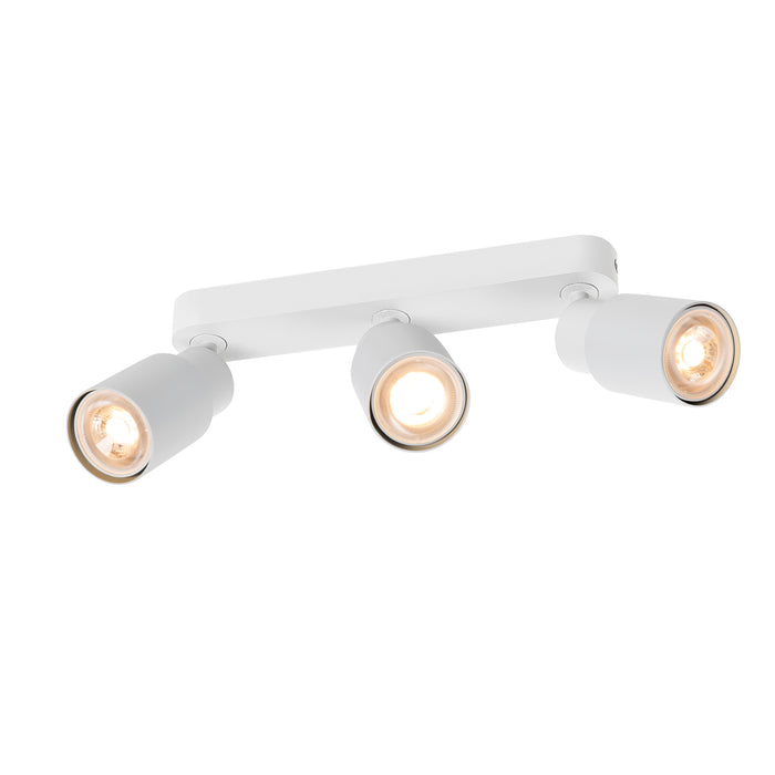 PURI 2.0 Tube, wall and ceiling-mounted light, long, 3 x max. 6W GU10, white