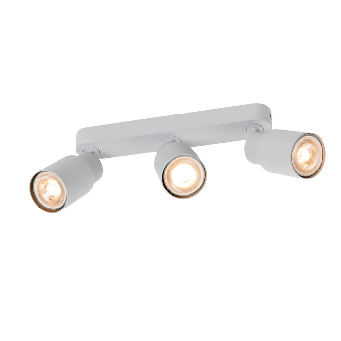 PURI 2.0 Tube, wall and ceiling-mounted light, long, 3 x max. 6W GU10, grey