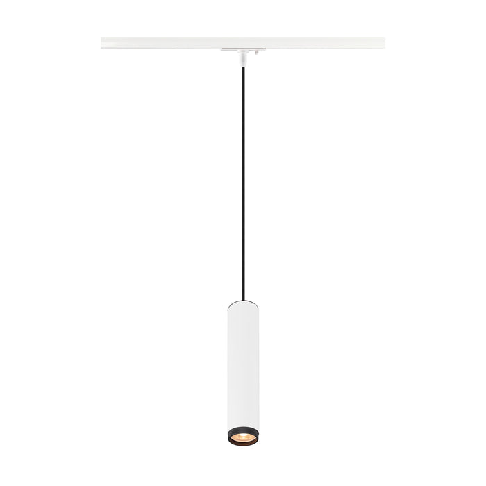 GRIP! L, 1~ pendant light, GU10, pendant length 200 cm, 1x max. 6W, white / black