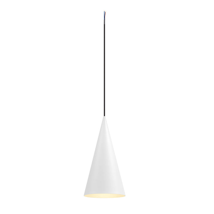 MAGICO 20, pendant light, E27, pendant length 180cm, 1x max. 10W, matt white