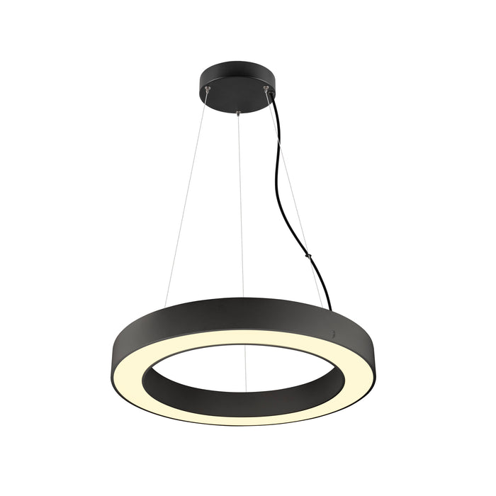 MEDO RING 60, pendant light, pendant length 300cm, 3000/4000K, 110°, DALI, touch, black