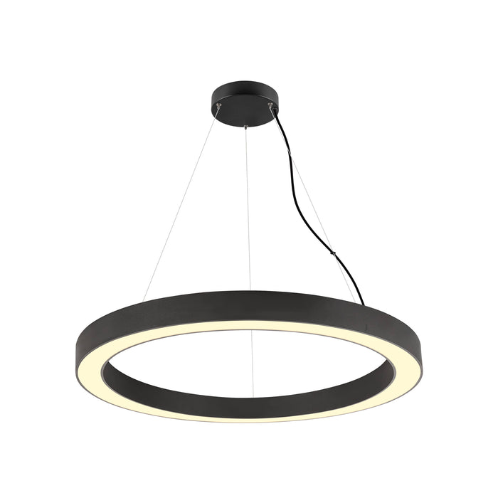 MEDO RING 90, pendant light, pendant length 300cm, 3000/4000K, 110°, DALI, touch, black