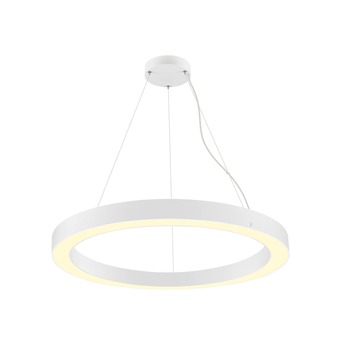 MEDO RING 90, pendant light, pendant length 300cm, 3000/4000K, 110°, DALI, touch, white