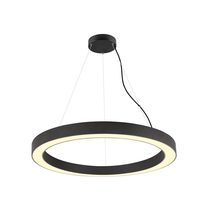 MEDO RING 90, pendant light, pendant length 300cm, 3000/4000K, 110°, PHASE, black