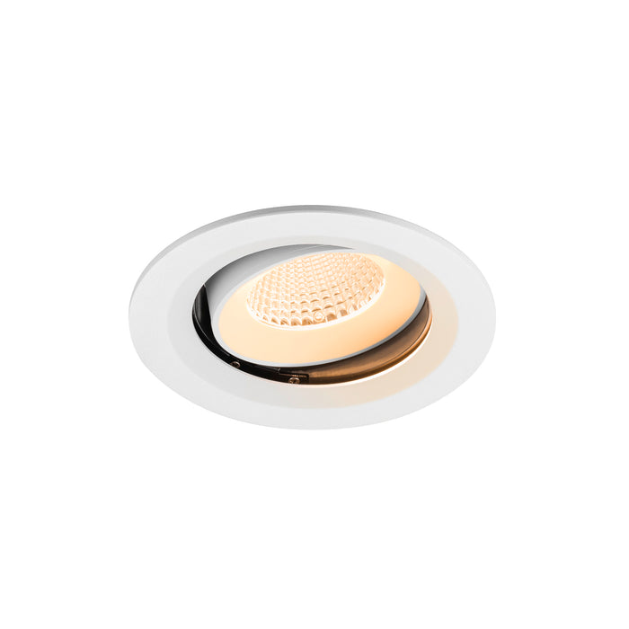 NUMINOS MOVE M, Recessed ceiling light, 2700 K, 40°, IP20, round, white