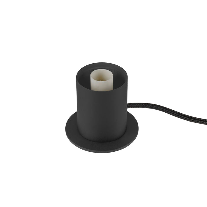 VARYT, table lamp, round, 1x max. 6 W, E14, black