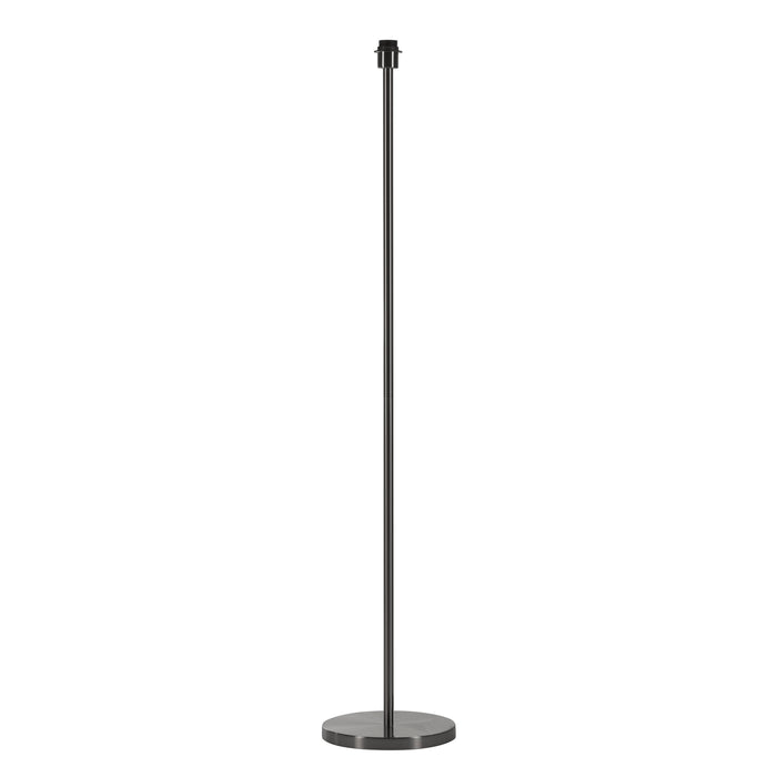 FENDA, floor stand, lamp base, TC-(D,H,T,Q)SE, brushed metal, without shade, max. 60 W
