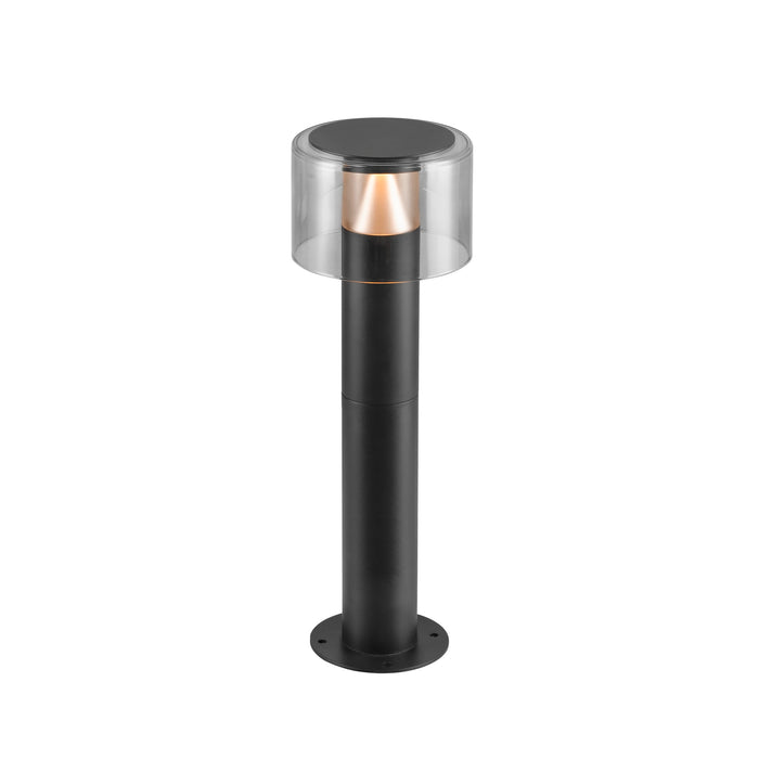 TAHA II 45, Free-standing lamp, PHASE, 2200/2700 K, IP65, cylindrical, black