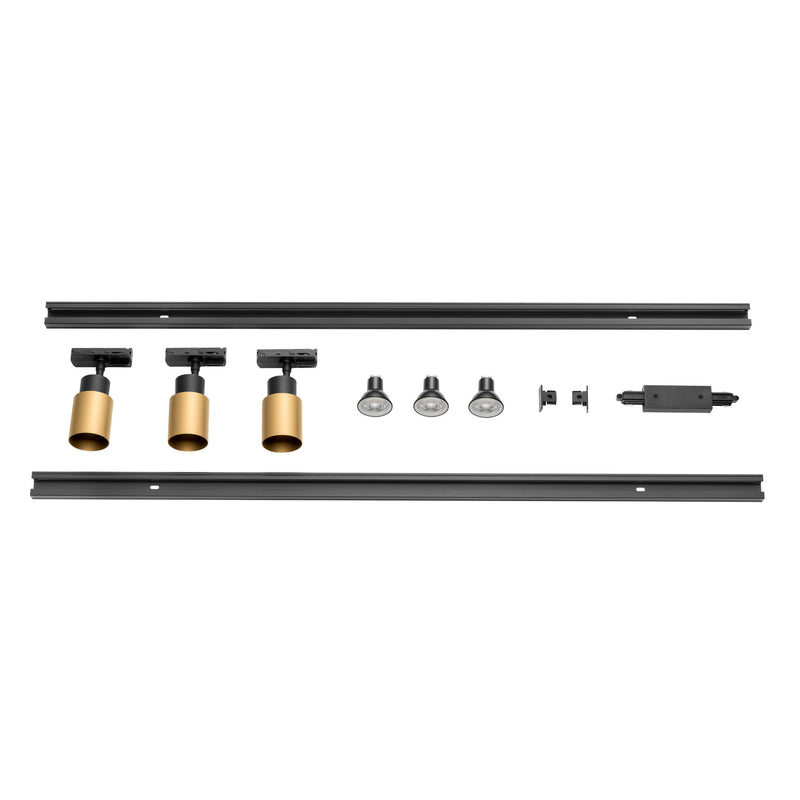SLV 1008904 - PURI 2.0, 1Ph., Triple Track Set, QPAR51, Gold/Black