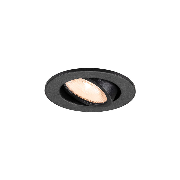 NEW TRIA 45, DL, Round, Recessed ceiling light, 2700 K, 24°, Black