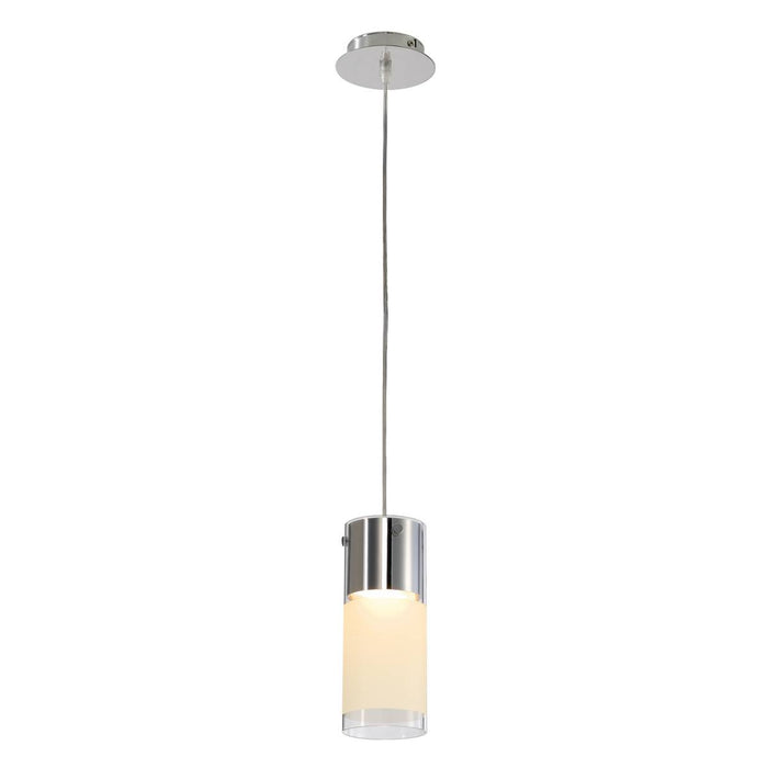 [Discontinued] COMMO pendant, PD-1, round, partially frosted glass, GX53, max. 13W