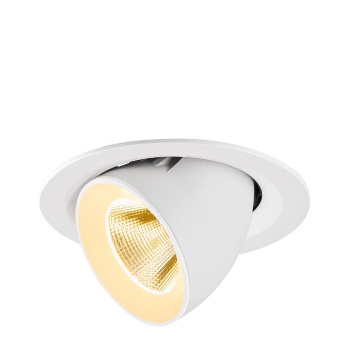NUMINOS GIMBLE M, Recessed ceiling light, 3000 K, 20°, white