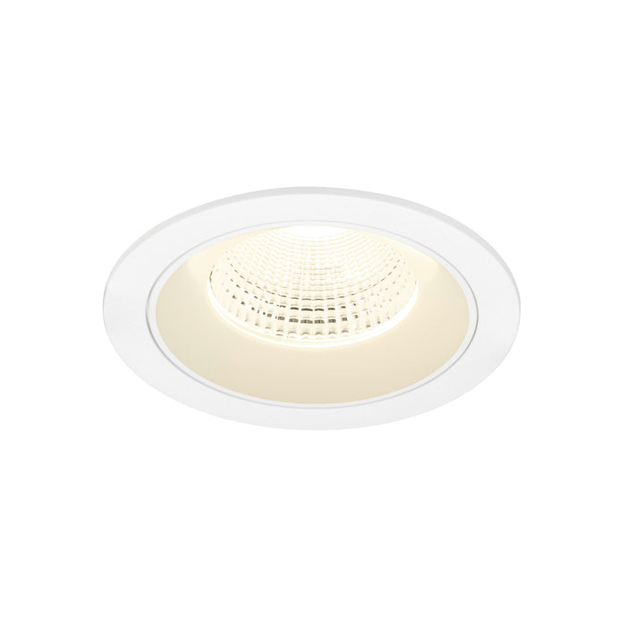 NUMINOS L, Recessed ceiling light, 4000 K, 55°, IP20, round, white