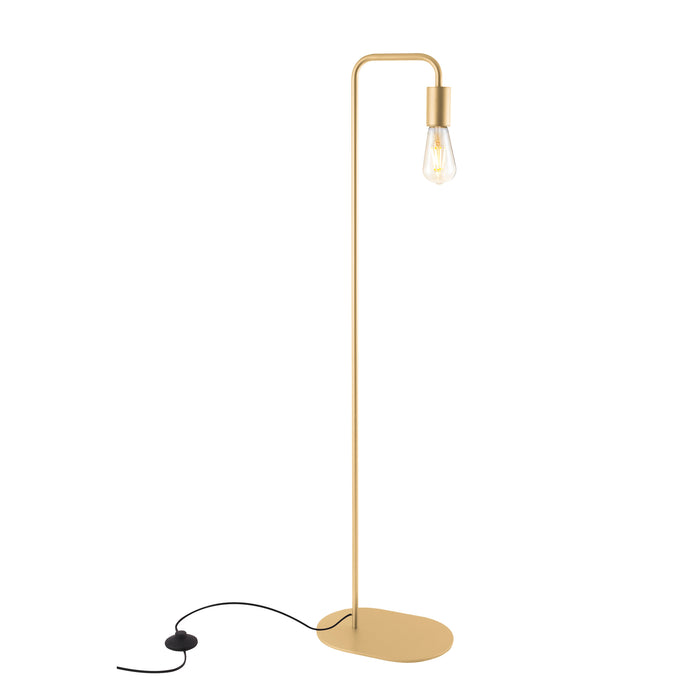 FITU FL, indoor floor stand, E27, soft gold, max. 24 W