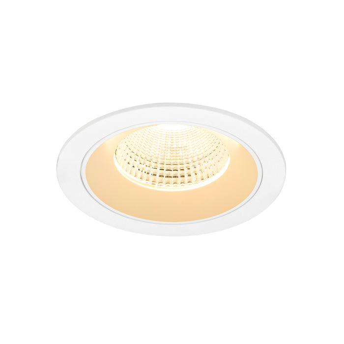 NUMINOS L, Recessed ceiling light, 3000 K, 55°, IP20, round, white