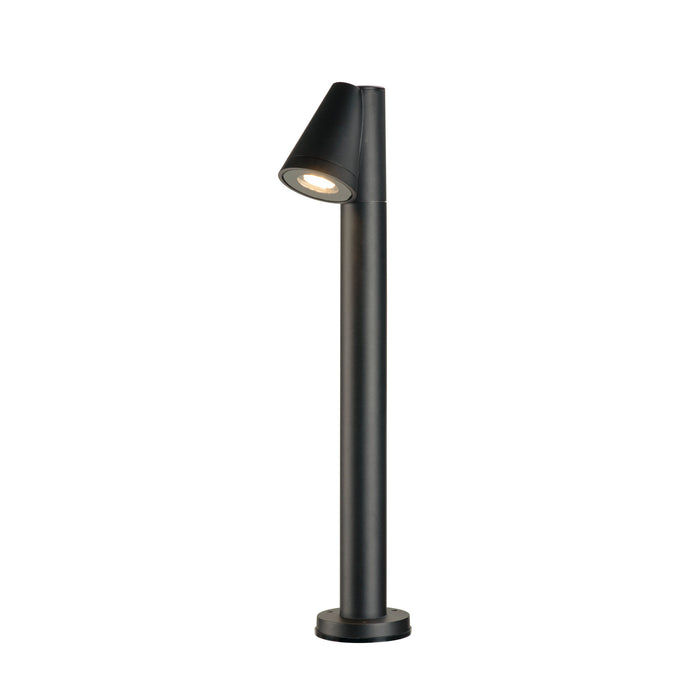 T-TUBE 70 POLE, outdoor free-standing light, GU10, single, IP65, max. 10 W, black