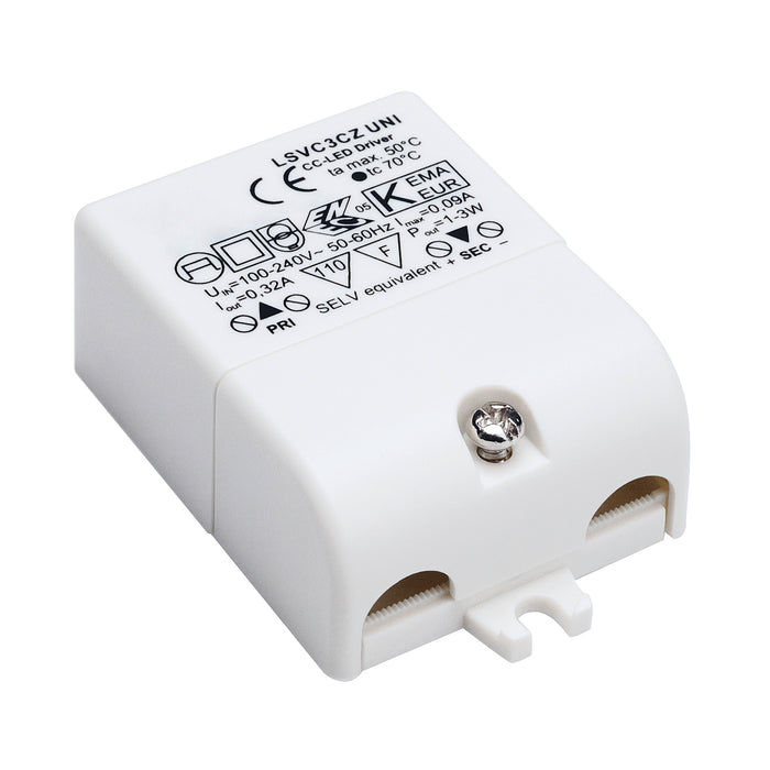 LED DRIVER, 3 W, 320 mA, incl. strain relief
