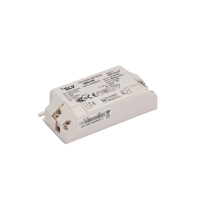 LED DRIVER, 15 W, 500 mA, incl. strain relief, dimmable