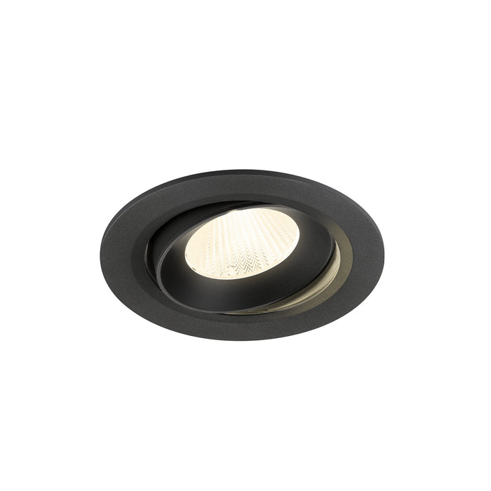 NUMINOS MOVE L, Recessed ceiling light, 4000 K, 40°, IP20, round, black
