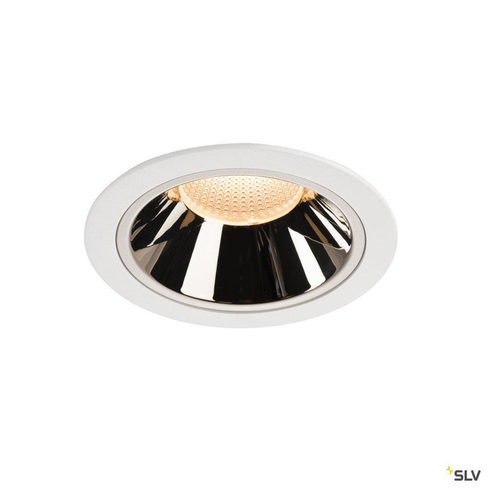 NUMINOS DL XL, Indoor LED recessed ceiling light black/white 2700K 20°