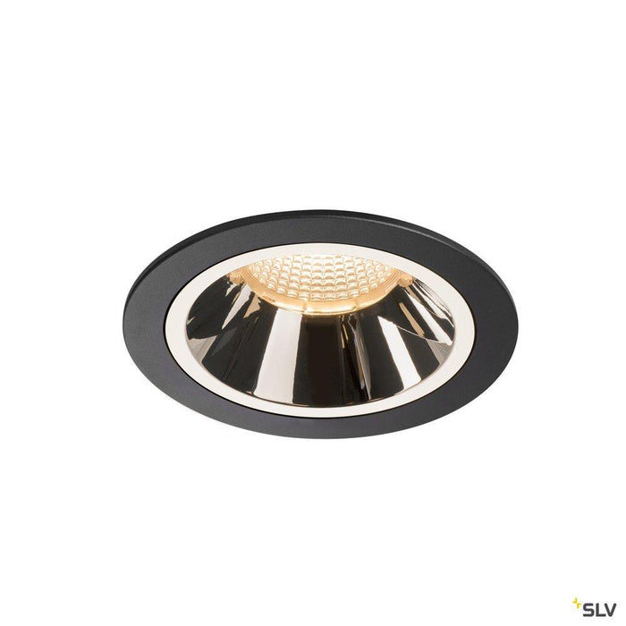 NUMINOS DL L, Indoor LED recessed ceiling light black/white 2700K 55°