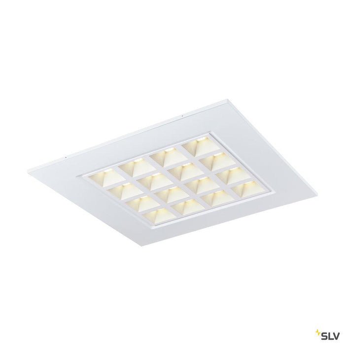 PAVANO 620x620 Indoor LED recessed ceiling light white 4000K UGR<(><<)>16