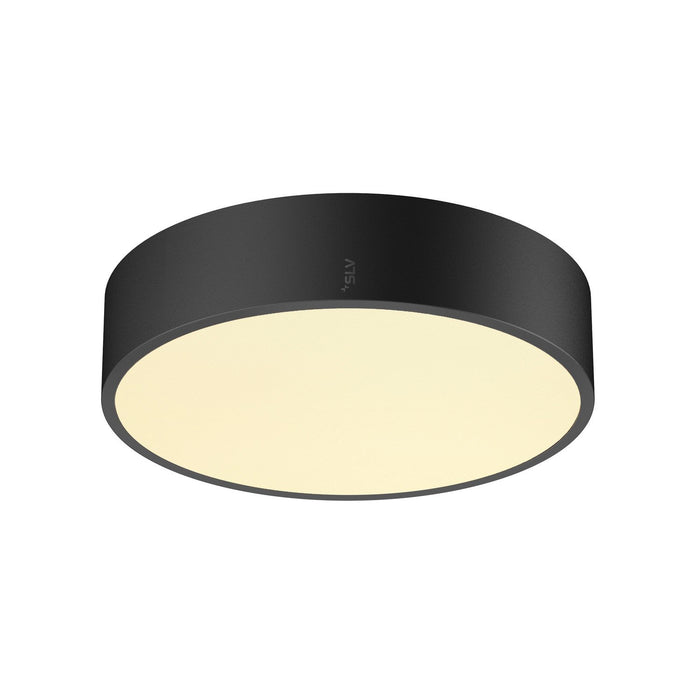 MEDO PRO 30, wall- and ceiling-mounted light, round, 3000/4000K, 10W, DALI, Touch, 70°, UGR<19, black