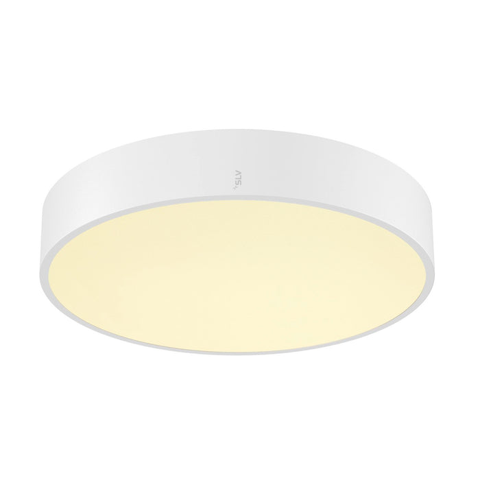 MEDO PRO 40, wall- and ceiling-mounted light, round, 3000/4000K, 19W, trailing-edge phase, 80°, UGR<19, white
