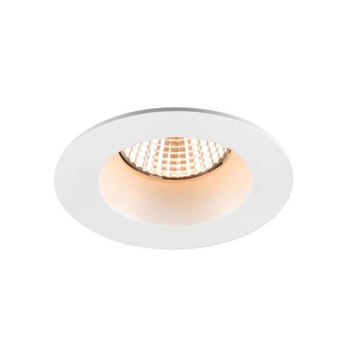 NEW TRIA 68, recessed ceiling light, 2700K, 38°, IP 20 / IP 65, round, white