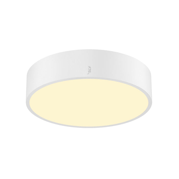 MEDO PRO 30, wall- and ceiling-mounted light, round, 3000/4000K, 10W, trailing-edge phase, 110°, white