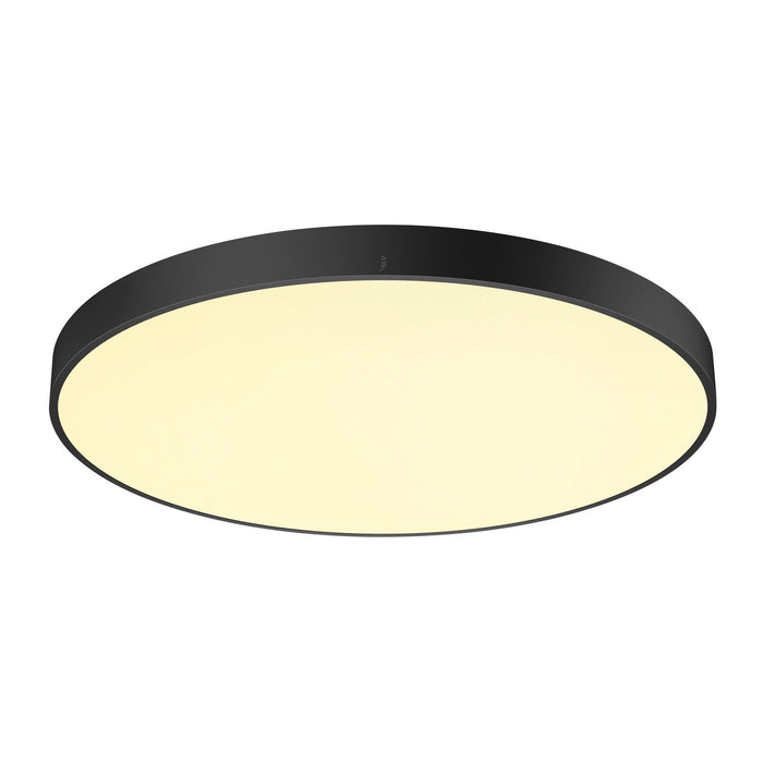 MEDO PRO 90, ceiling-mounted light, round, 3000/4000K, 74W, trailing-edge phase, 80°, UGR<19, black