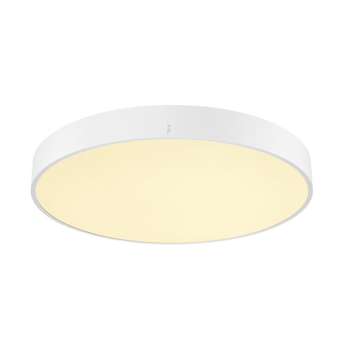 MEDO PRO 60, wall- and ceiling-mounted light, round, 3000/4000K, 37W, trailing-edge phase, 80°, UGR<19, white
