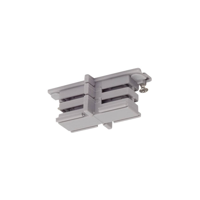 [Discontinued] Mini-connector for S-TRACK 3-circuit track, insulated silver-grey