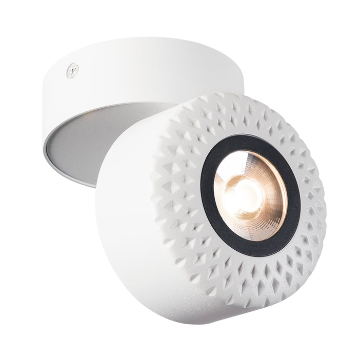 Bottom view product picture of SLV TOTHEE, wall and ceiling light, LED, 3000K, white/black, 25°