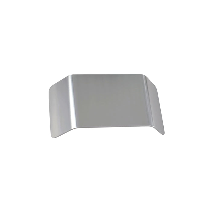 MANA, lamp shade, aluminium, polished aluminium, L/H/T 27/13,5/6,5 cm
