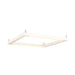 Back view product picture of SLV OPEN GRILL LED, double twist wall and ceiling light, square, white