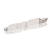 Back view product picture of SLV FLEXIBLE CONNECTOR, for S-TRACK 240V 3-circuit surface-mounted track, traffic white