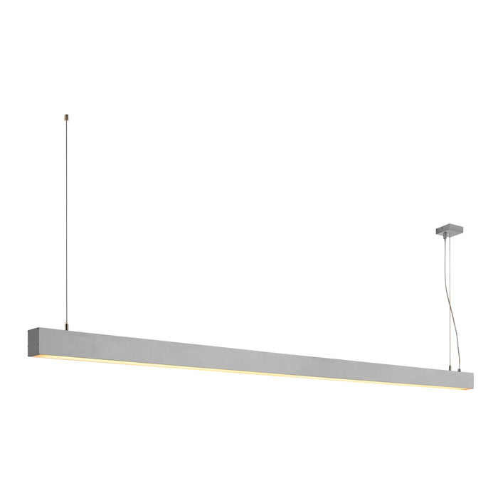 GLENOS, professional pendant, LED, 3000K, anodised aluminium, 2 m, 45W